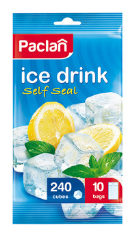 PACLAN ICE DRINK woreczki do lodu samozamykające 240 kostek